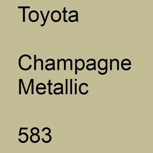 Toyota, Champagne Metallic, 583.